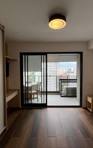 Studio para alugar com 28m², 1 quarto e sem vagaQuarto