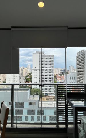 Studio para alugar com 28m², 1 quarto e sem vagaVaranda