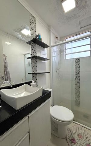 Apartamento para alugar com 50m², 2 quartos e 1 vaga Apartamento para alugar com 50m², 2 quartos e 1 vagaBanheiro