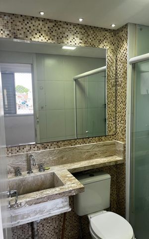 Apartamento para alugar com 60m², 3 quartos e 1 vaga Apartamento para alugar com 60m², 3 quartos e 1 vagaBanheiro