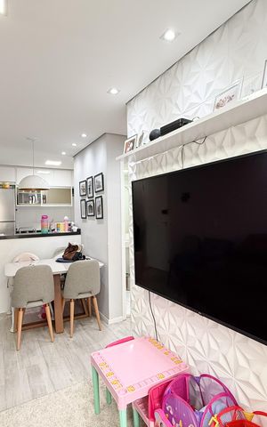 Apartamento à venda com 49m², 2 quartos e 1 vaga Apartamento à venda com 49m², 2 quartos e 1 vagaSala