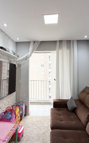 Apartamento à venda com 49m², 2 quartos e 1 vaga Apartamento à venda com 49m², 2 quartos e 1 vagaSala