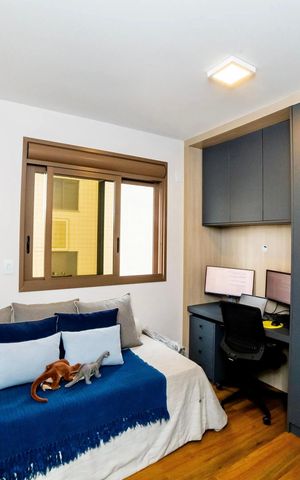 Apartamento à venda com 84m², 3 quartos e 2 vagas Apartamento à venda com 84m², 3 quartos e 2 vagasQuarto 3