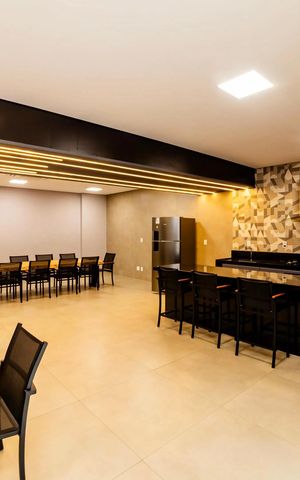 Apartamento à venda com 84m², 3 quartos e 2 vagas Apartamento à venda com 84m², 3 quartos e 2 vagasÁrea comum - Gourmet