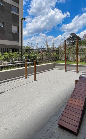 Apartamento para alugar com 38m², 2 quartos e sem vaga Apartamento para alugar com 38m², 2 quartos e sem vagaArea fitness