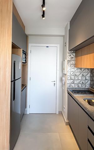 Apartamento para alugar com 27m², 1 quarto e sem vaga
