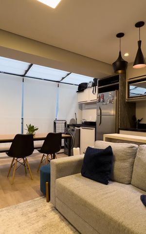 Studio à venda com 42m², 1 quarto e sem vaga Studio à venda com 42m², 1 quarto e sem vagaStudio