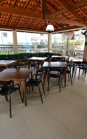 Apartamento para alugar com 49m², 2 quartos e 1 vagaÁrea comum - Salão de festas