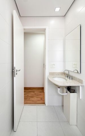 Apartamento para alugar com 69m², 2 quartos e 1 vaga Apartamento para alugar com 69m², 2 quartos e 1 vagaBanheiro da Suíte