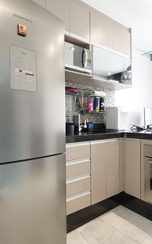Apartamento à venda com 39m², 1 quarto e 1 vagaCozinha