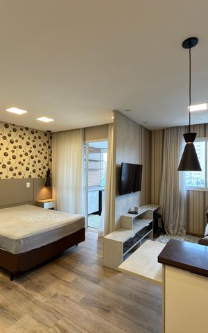 Apartamento para alugar com 36m², 1 quarto e 1 vaga Apartamento para alugar com 36m², 1 quarto e 1 vagaSala/Quarto
