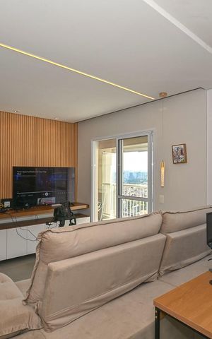 Apartamento para alugar com 61m², 1 quarto e 1 vagaSala
