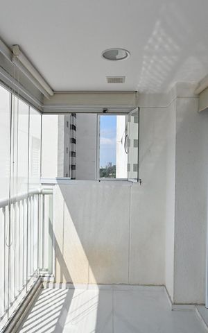 Apartamento para alugar com 61m², 1 quarto e 1 vagaVaranda