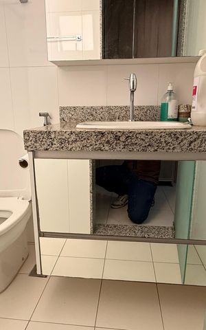 Apartamento para alugar com 140m², 4 quartos e 2 vagasBanheiro da Suíte 1
