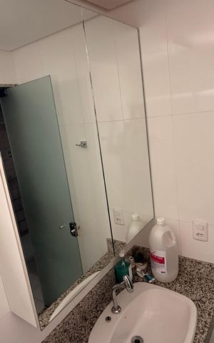 Apartamento para alugar com 140m², 4 quartos e 2 vagasBanheiro da Suíte 1