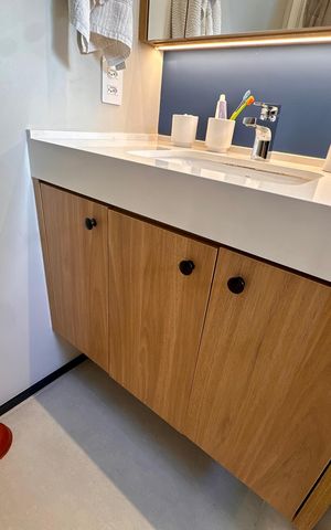 Apartamento à venda com 103m², 3 quartos e 2 vagas Apartamento à venda com 103m², 3 quartos e 2 vagasBanheiro 1