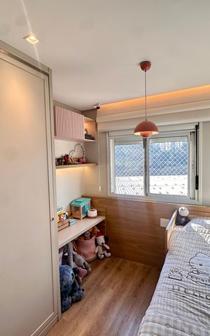 Apartamento à venda com 103m², 3 quartos e 2 vagas Apartamento à venda com 103m², 3 quartos e 2 vagasQuarto 3