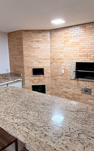 Apartamento à venda com 114m², 3 quartos e 2 vagasChurrasqueira