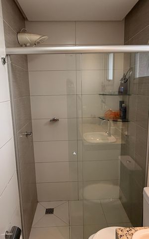 Apartamento à venda com 114m², 3 quartos e 2 vagasBanheiro da Suíte