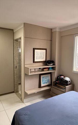 Apartamento à venda com 114m², 3 quartos e 2 vagasSuíte 1