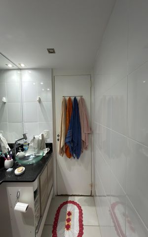 Apartamento à venda com 60m², 2 quartos e 1 vaga Apartamento à venda com 60m², 2 quartos e 1 vagaBanheiro Social