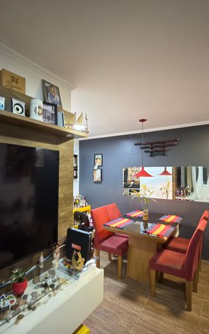 Apartamento à venda com 60m², 2 quartos e 1 vaga Apartamento à venda com 60m², 2 quartos e 1 vagaSala