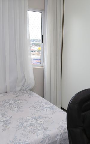 Apartamento à venda com 80m², 3 quartos e 2 vagasQuarto 2
