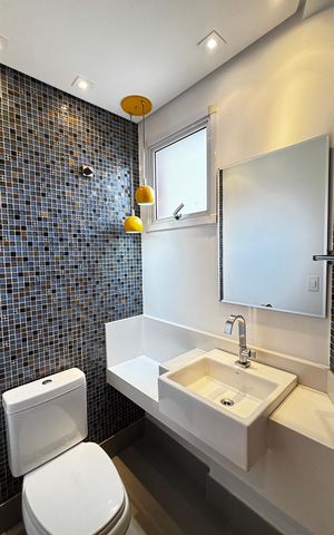 Apartamento para alugar com 123m², 3 quartos e 4 vagas Apartamento para alugar com 123m², 3 quartos e 4 vagasLavabo