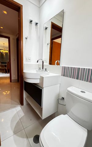 Apartamento para alugar com 123m², 3 quartos e 4 vagas Apartamento para alugar com 123m², 3 quartos e 4 vagasBanheiro
