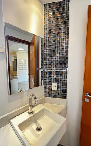 Apartamento para alugar com 123m², 3 quartos e 4 vagas Apartamento para alugar com 123m², 3 quartos e 4 vagasLavabo