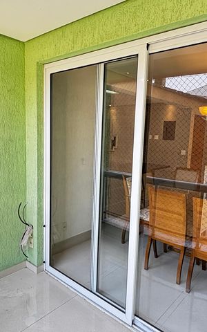Apartamento para alugar com 123m², 3 quartos e 4 vagas Apartamento para alugar com 123m², 3 quartos e 4 vagasSala - Sala de Jantar Varanda