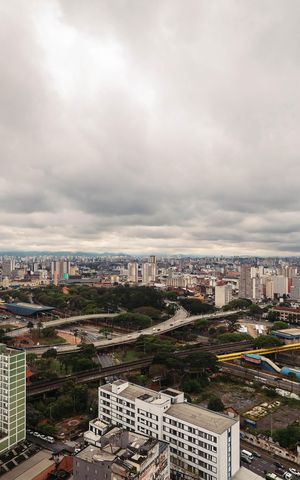 Studio à venda com 22m², 1 quarto e 1 vagaVaranda