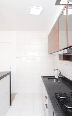 Apartamento à venda com 46m², 2 quartos e 1 vagaCozinha e Área de Serviço
