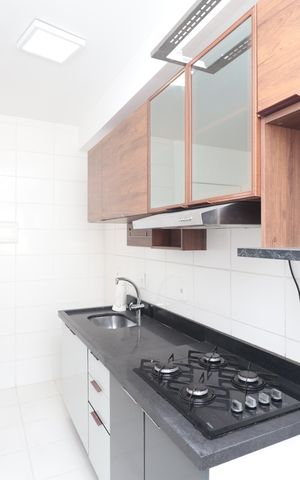Apartamento à venda com 46m², 2 quartos e 1 vagaCozinha e Área de Serviço