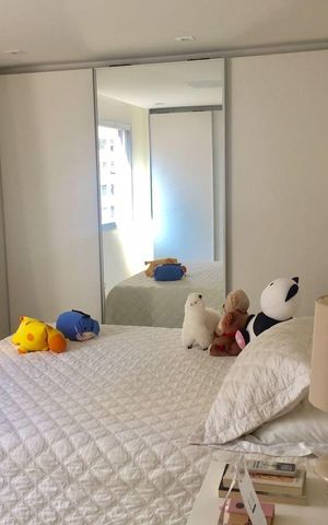 Apartamento à venda com 125m², 3 quartos e 2 vagas Apartamento à venda com 125m², 3 quartos e 2 vagasQuarto