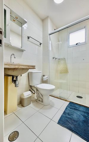 Apartamento para alugar com 76m², 3 quartos e 1 vaga Apartamento para alugar com 76m², 3 quartos e 1 vagaBanheiro da Suíte