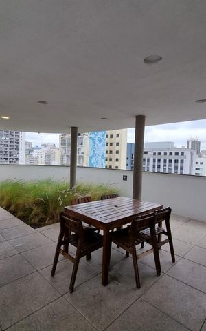Apartamento à venda com 24m², 1 quarto e sem vaga