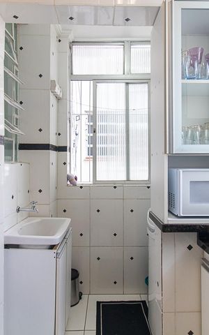 Apartamento à venda com 36m², 1 quarto e sem vagaCozinha e Área de Serviço