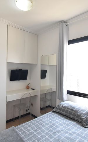 Studio para alugar com 30m², 1 quarto e sem vagaQuarto