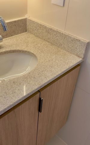 Apartamento para alugar com 62m², 2 quartos e 1 vaga Apartamento para alugar com 62m², 2 quartos e 1 vagaBanheiro 1