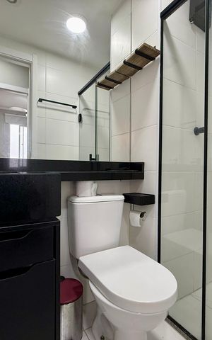 Apartamento para alugar com 32m², 2 quartos e sem vaga Apartamento para alugar com 32m², 2 quartos e sem vagaBanheiro