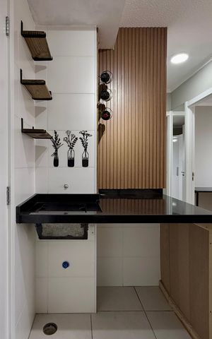 Apartamento para alugar com 32m², 2 quartos e sem vaga Apartamento para alugar com 32m², 2 quartos e sem vagaÁrea de Serviço