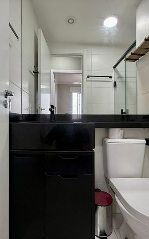 Apartamento para alugar com 32m², 2 quartos e sem vaga Apartamento para alugar com 32m², 2 quartos e sem vagaBanheiro