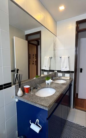 Apartamento à venda com 280m², 3 quartos e 2 vagas Apartamento à venda com 280m², 3 quartos e 2 vagasBanheiro da Suíte 3