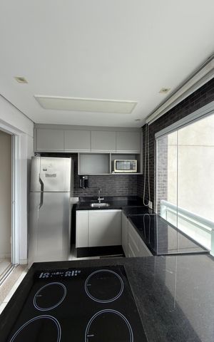 Apartamento para alugar com 42m², 1 quarto e 1 vaga Apartamento para alugar com 42m², 1 quarto e 1 vagaVaranda gourmet e Cozinha