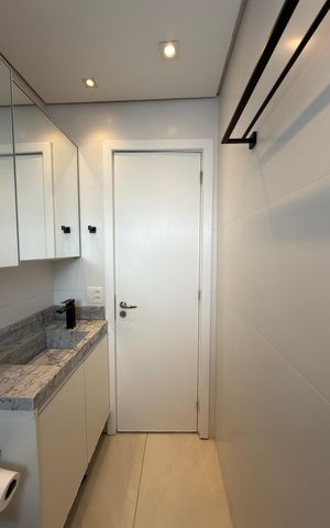 Apartamento para alugar com 42m², 1 quarto e 1 vaga Apartamento para alugar com 42m², 1 quarto e 1 vagaBanheiro Social