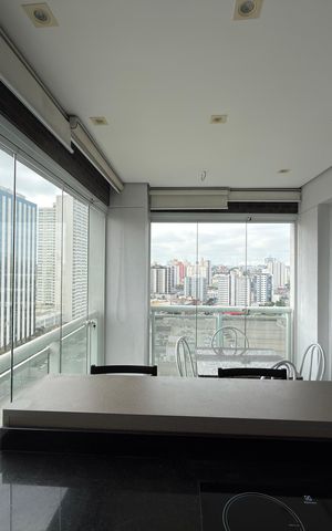 Apartamento para alugar com 42m², 1 quarto e 1 vaga Apartamento para alugar com 42m², 1 quarto e 1 vagaVaranda gourmet e Cozinha