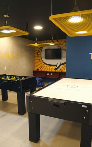 Apartamento para alugar com 40m², 1 quarto e sem vaga Apartamento para alugar com 40m², 1 quarto e sem vagaSalão de jogos