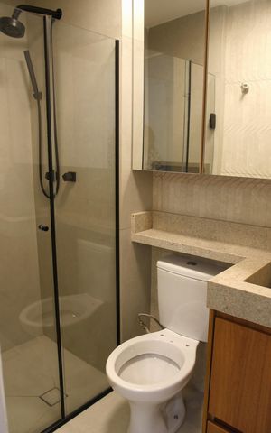 Apartamento para alugar com 40m², 1 quarto e sem vaga Apartamento para alugar com 40m², 1 quarto e sem vagaBanheiro