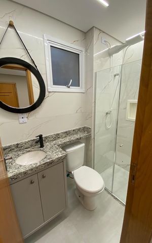 Apartamento para alugar com 33m², 2 quartos e sem vaga Apartamento para alugar com 33m², 2 quartos e sem vagaBanheiro